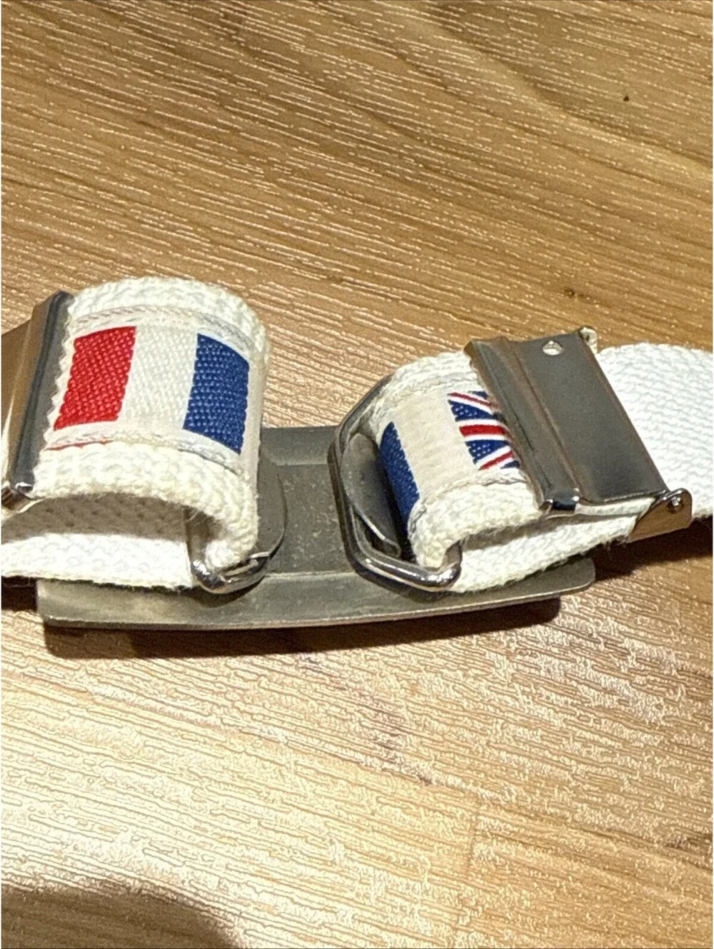 Vtg Seacraft Fashions Mens Canvas belt Nautical Up To 42” Adjustable Yacht Prep